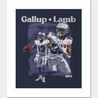 CeeDee Lamb & Michael Gallup Dallas Duo Posters and Art